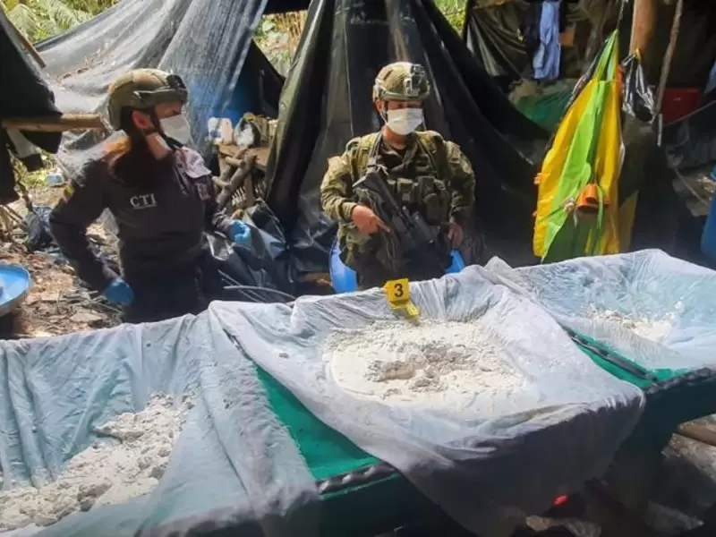 Incautación cocaína en Nariño