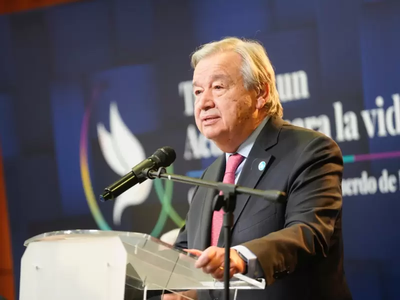 Antonio Guterres en Colombia