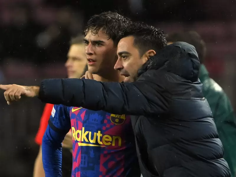 Xavi, técnico del Barcelona