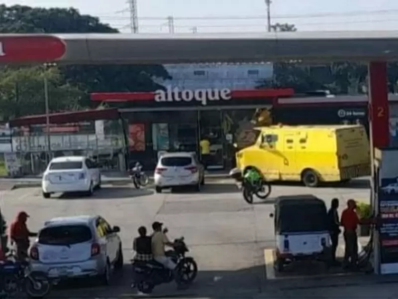¡Millonario robo! Ocho sujetos armados asaltaron carro de valores en Malambo (Atlántico)