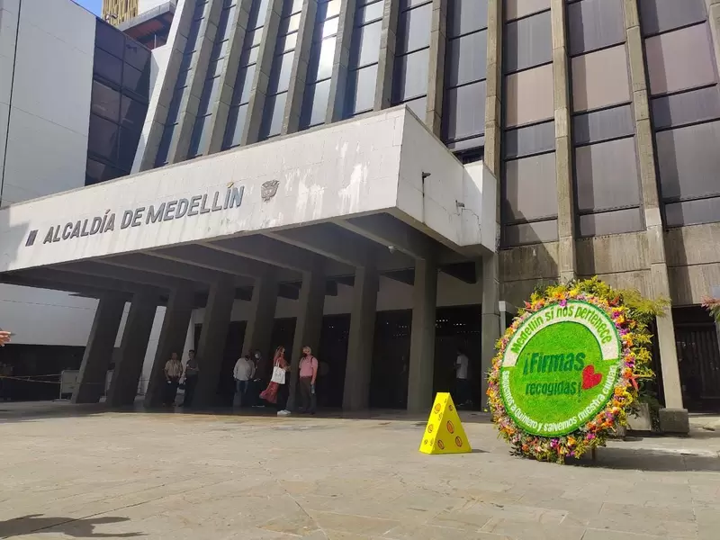 Sede de la Alcaldía de Medellín.