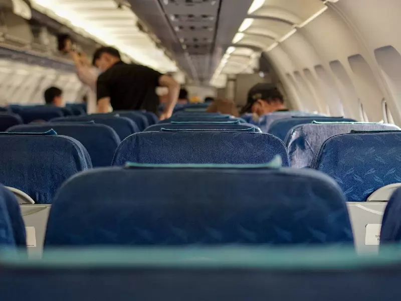 Asientos de un avión