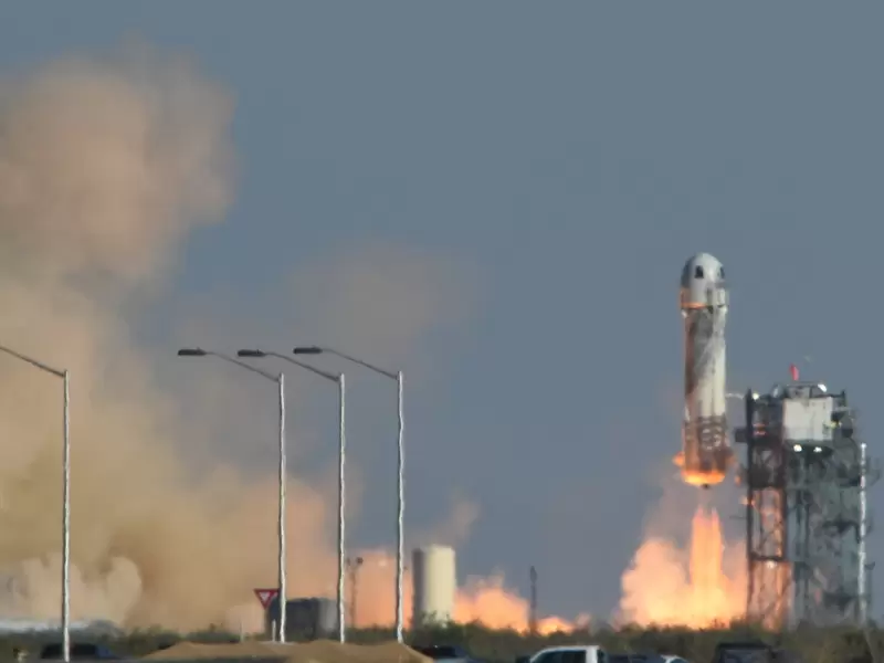 Tercer vuelo al espacio de Blue Origin