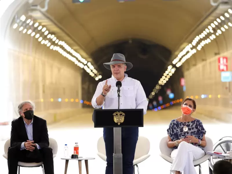 Referencia presidente Iván Duque en Antioquia.