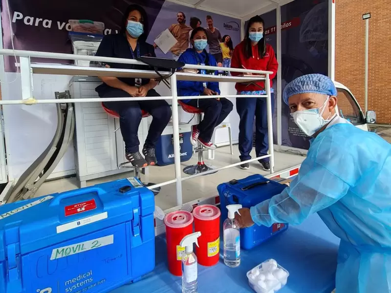 Vacunación contra el Covid-19 en Bogotá