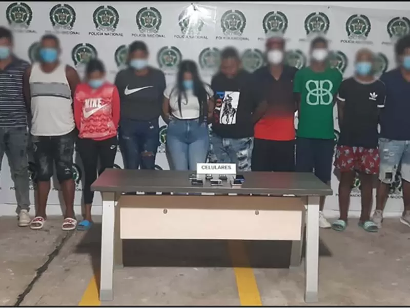 Las detenciones se realizaron en desarrollo de varios allanamientos