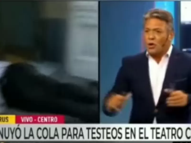 Periodista se desmayó en plena emisión en vivo Periodista se desmayó en plena emisión en vivo