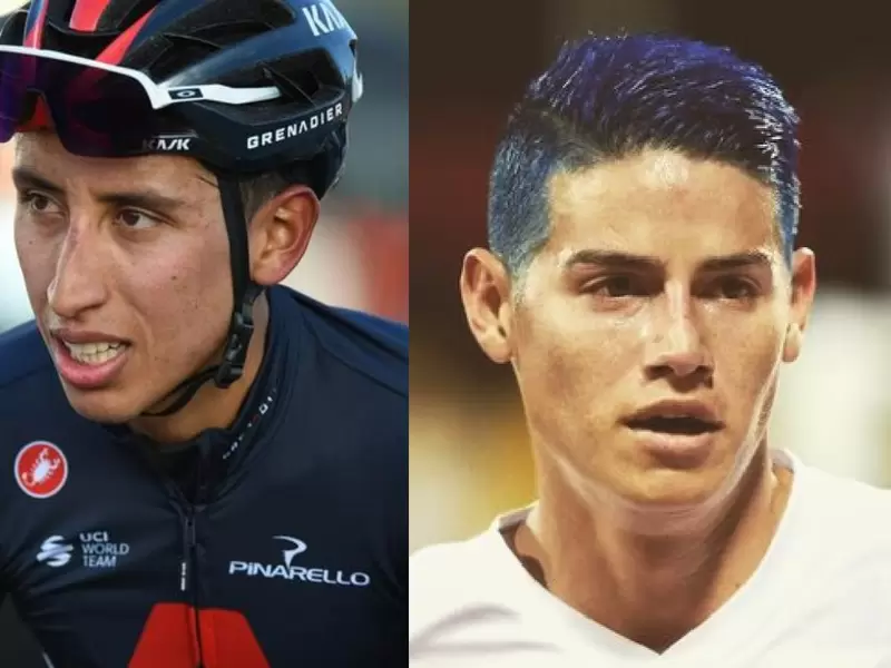 Mensaje de apoyo de James Rodríguez para Egan Bernal Mensaje de apoyo de James Rodríguez para Egan Bernal