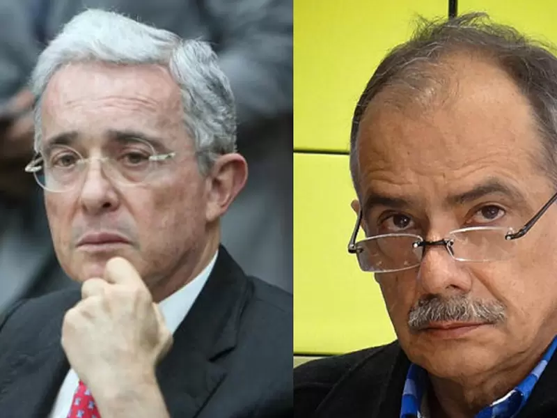 Álvaro Uribe y Gonzalo Guillén Álvaro Uribe y Gonzalo Guillén