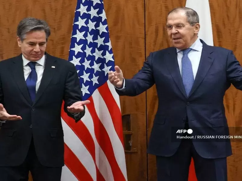 Serguéi Lavrov y Antony Blinken Serguéi Lavrov y Antony Blinken