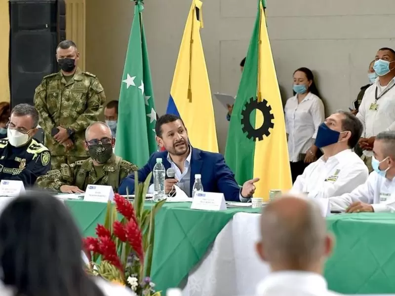 Reunión en Dosquebradas A causa de la alerta Temprana
