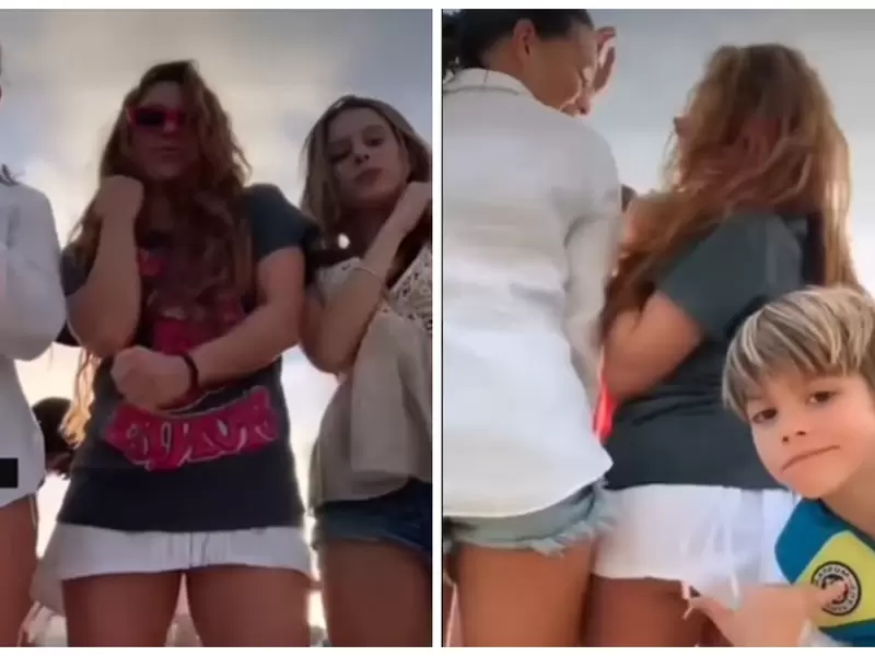 Shakira bailando en TikTok con sus primas