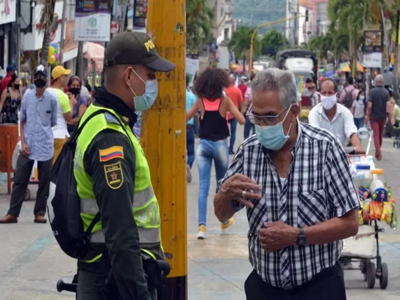 Uso de tapabocas en Ibagué