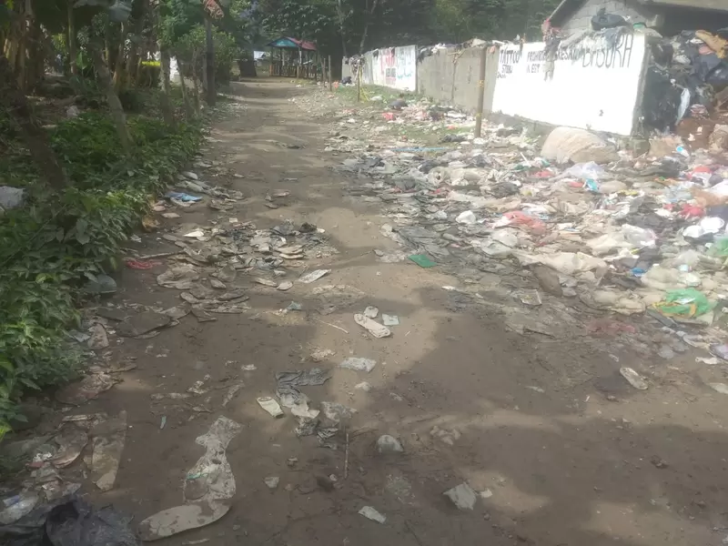 Así están las calles de Capurganá, Chocó.