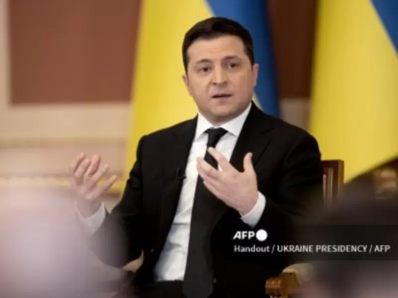 Volodimir Zelensky, presidente de Ucrania
