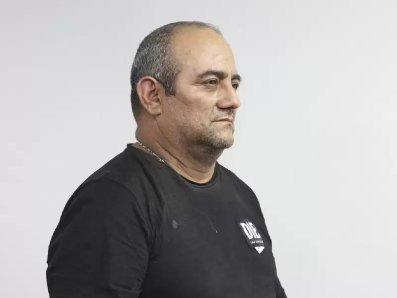 Dairo Antonio Úsuga, alias Otoniel, capturado en Colombia.