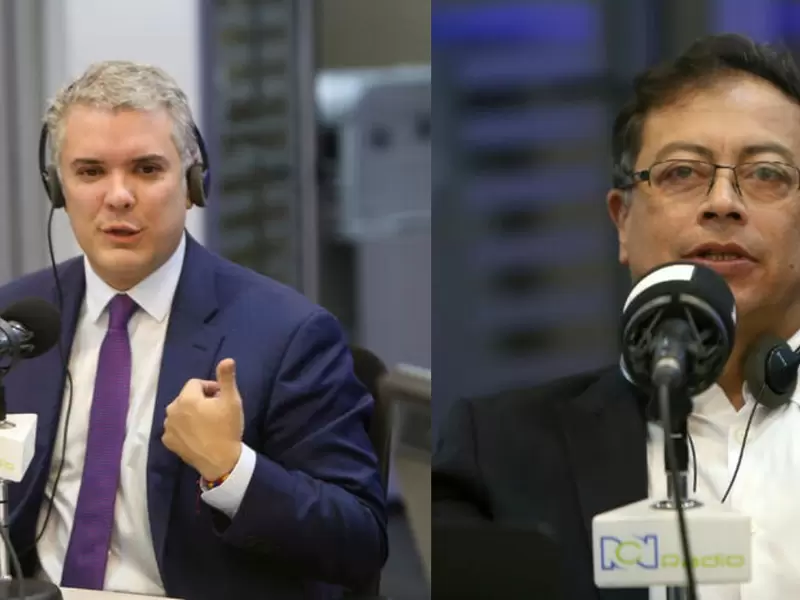 Iván Duque y Gustavo Petro Iván Duque y Gustavo Petro