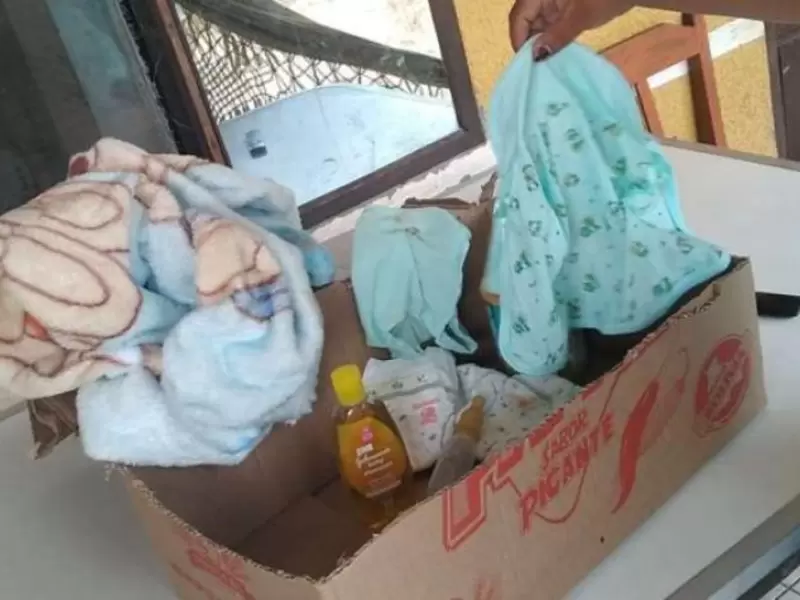 Bebe abandonado en Bolivia Bebe abandonado en Bolivia