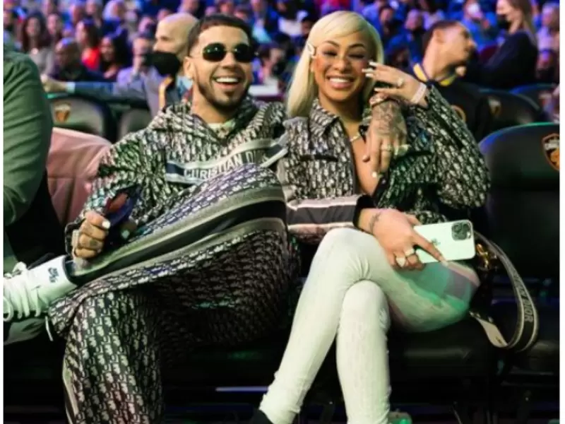Anuel AA y Yailin Anuel AA y Yailin