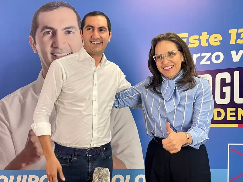 Viviane Morales y David Barguil