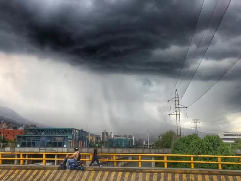 Las precipitaciones más intensas se presentarán entre las dos y las tres de la tarde.