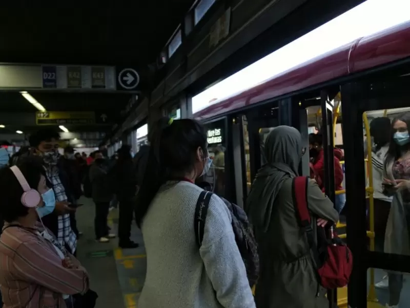 Estaciones de Transmilenio afectadas por protestas en Bogotá