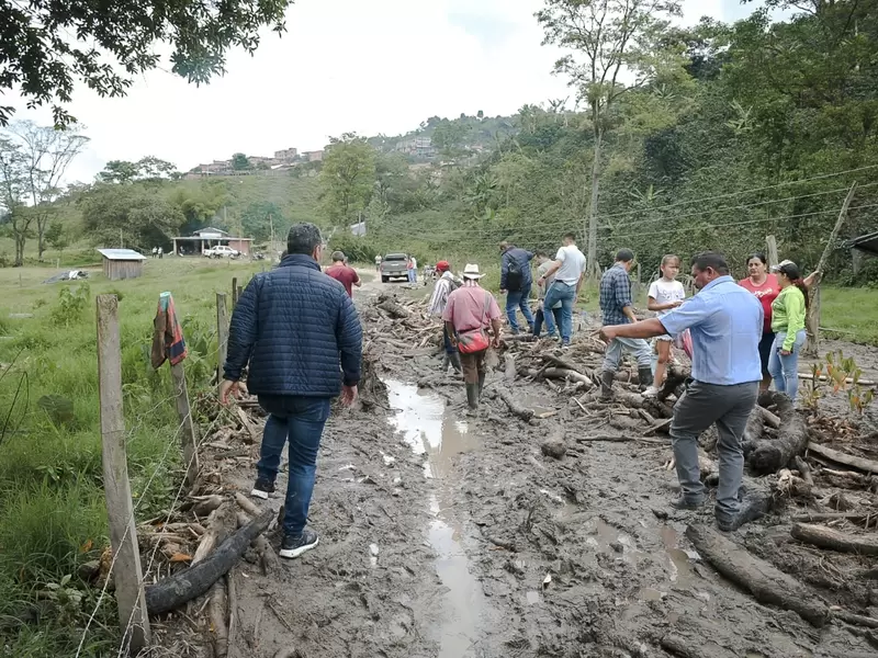 Vías dañadas por invierno