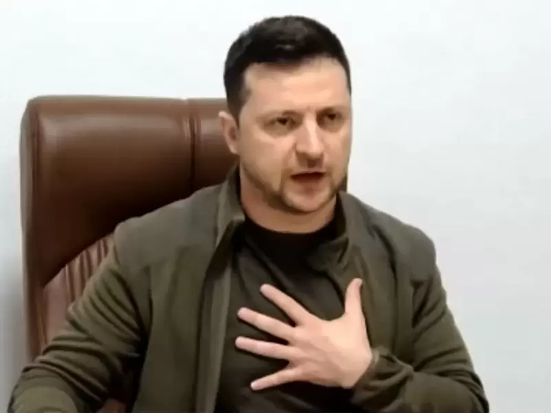 Volodimir Zelensky, presidente de Ucrania