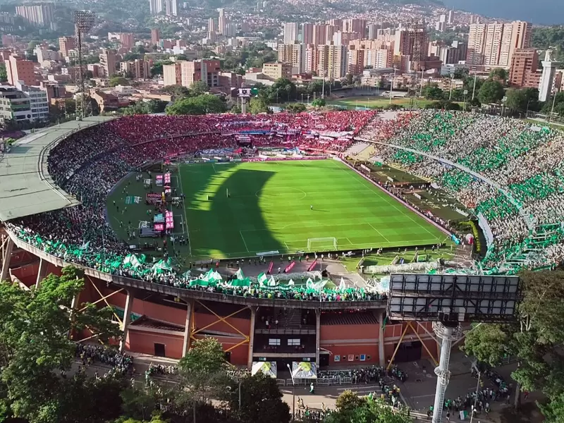 Referencia estadio Atanasio Girardot de Medellín.