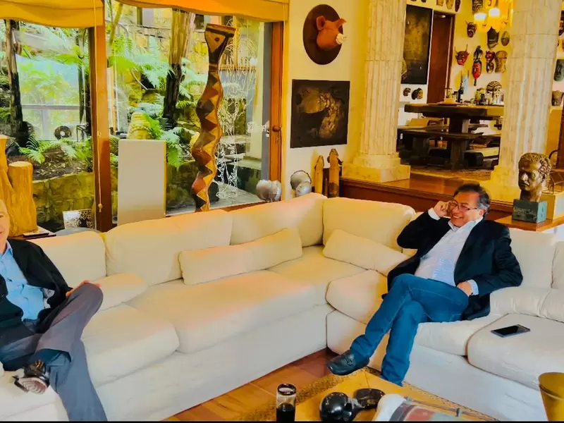 César Gaviria y Gustavo Petro