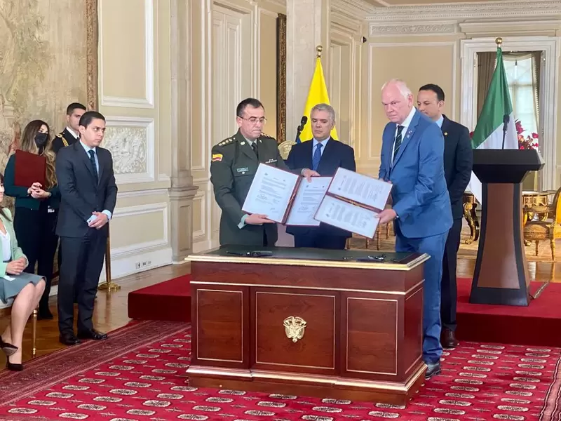 Gobierno firma acuerdo con Irlanda para luchar contra el narcotráfico
