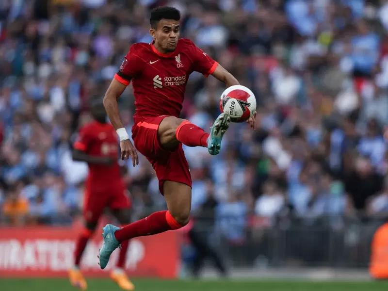 Luis Díaz, Liverpool 2022 Luis Díaz, Liverpool 2022