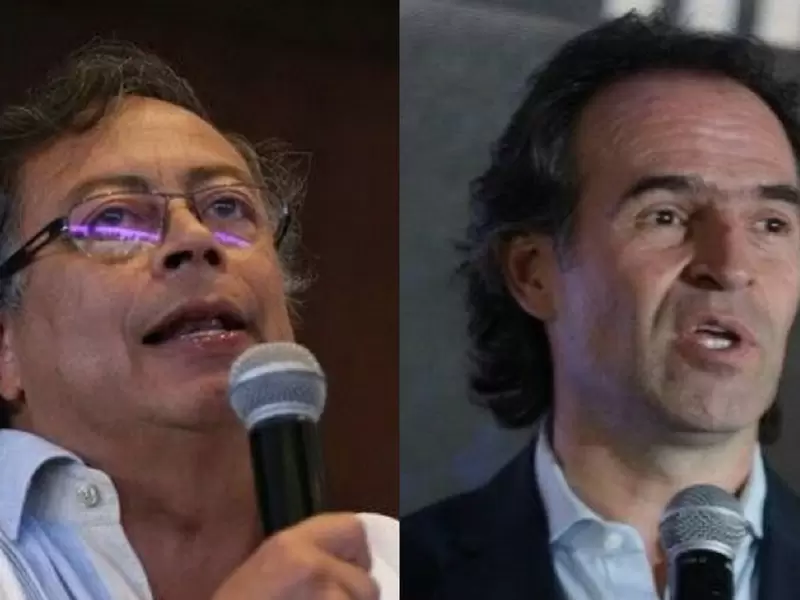 Gustavo Petro y Federico Gutiérrez Gustavo Petro y Federico Gutiérrez