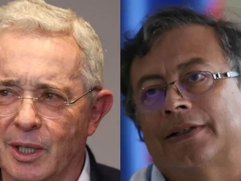 Álvaro Uribe y Gustavo Petro