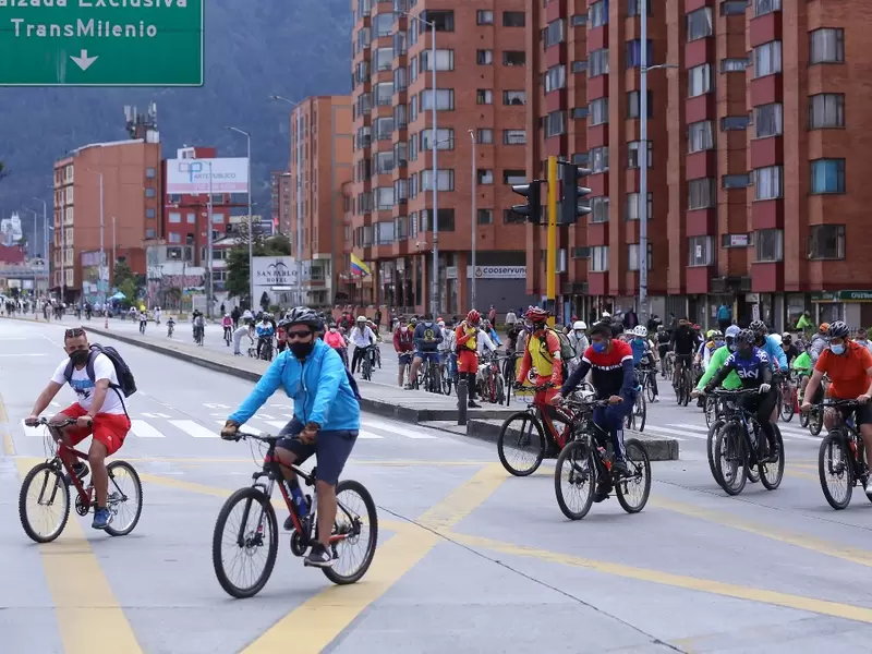 Ciclovía en Bogotá