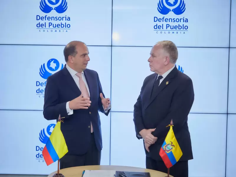 Los defensores de Colombia y Ecuador, suscribieron convenio para trabajar de manera conjunta por la defensa de los derechos humanos