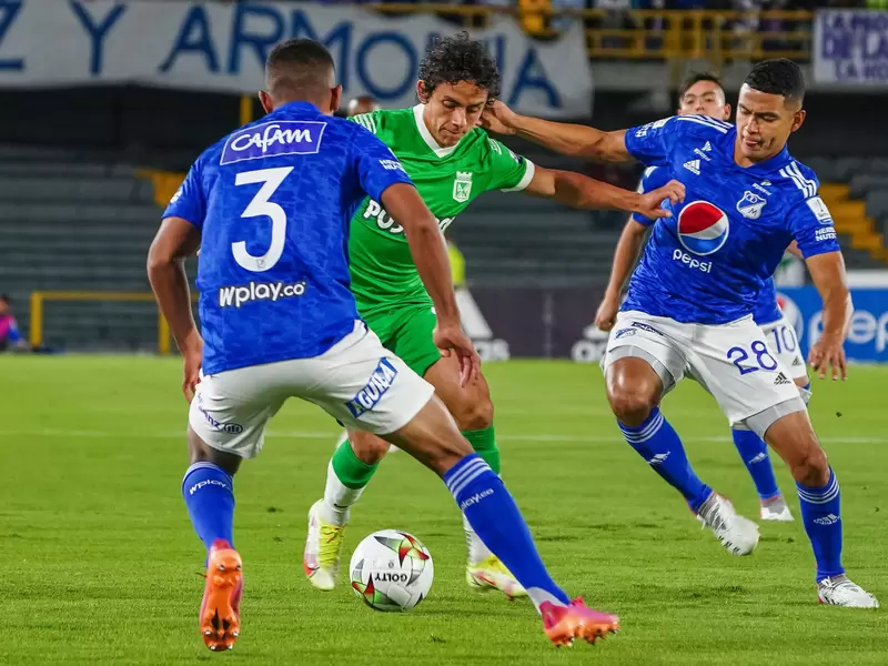 Millonarios vs Nacional Liga Betplay 2022-I