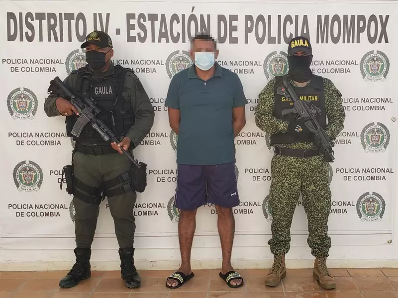 Capturado ‘Moncholo’ presunto extorsionista al servicio del ‘Clan de Golfo’