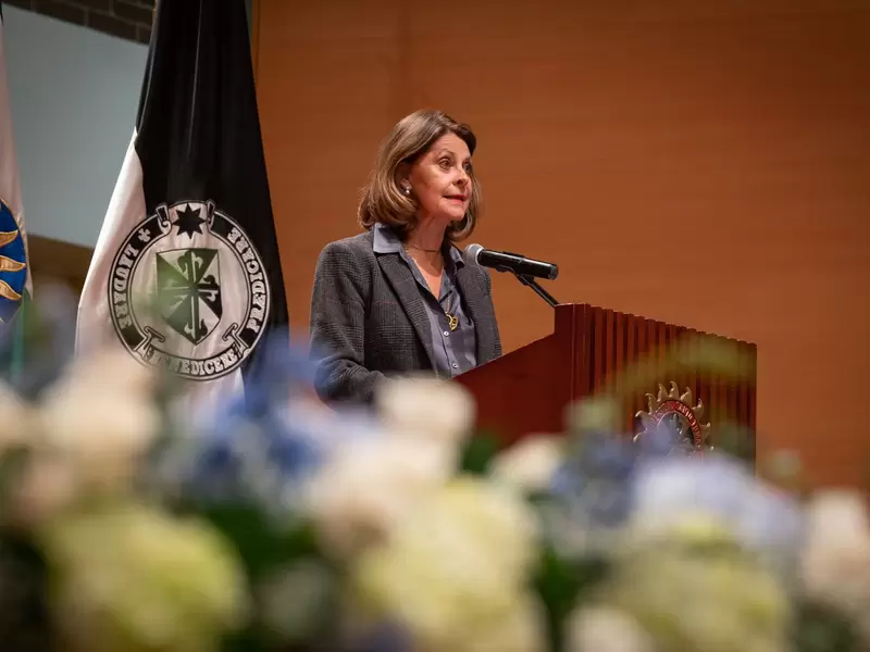 La vicepresidenta y Canciller, Marta Lucía Ramírez