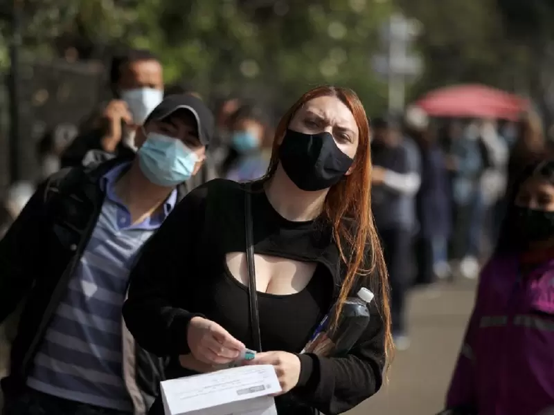 Uso de tapabocas en Bogotá, durante la pandemia covid-19.