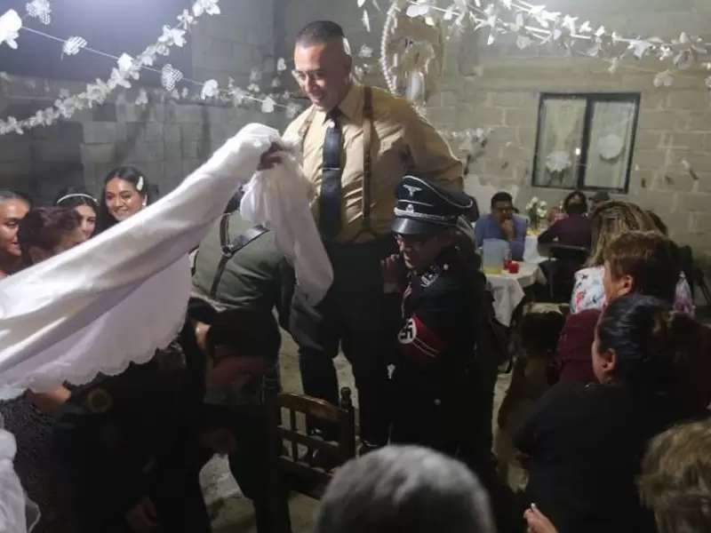 Boda con temática nazi tuvo fuertes cuestionamientos por parte de comunidad judía Boda con temática nazi tuvo fuertes cuestionamientos por parte de comunidad judía
