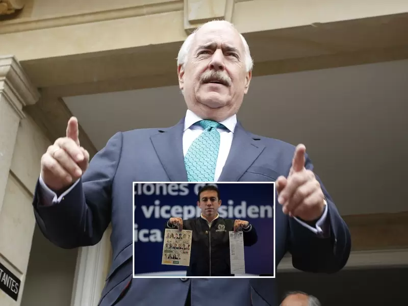 Andrés Pastrana y Alexander Vega Andrés Pastrana y Alexander Vega
