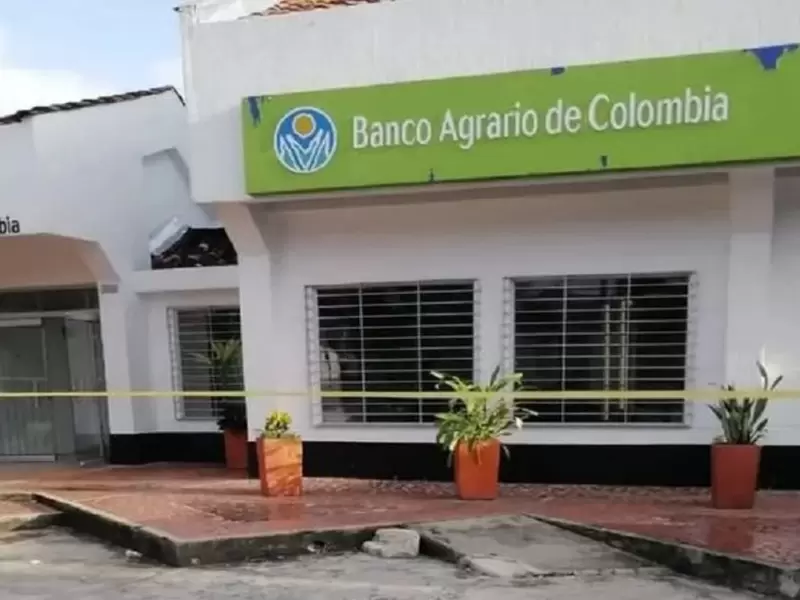 Asalto en Banco Agrario de Piedecuesta