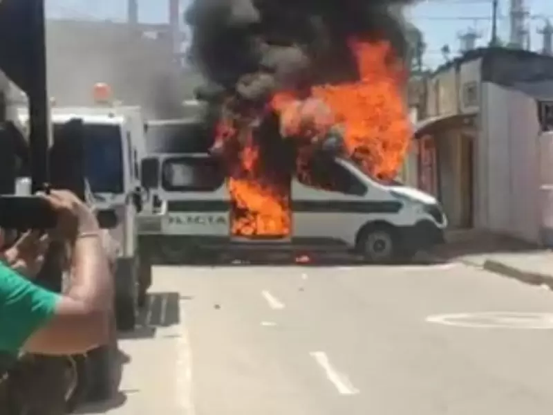 queman patrulla muerte niño barrancabermeja