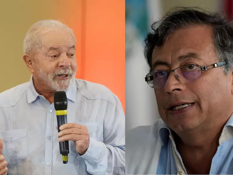 Lula da Silva y Gustavo Petro