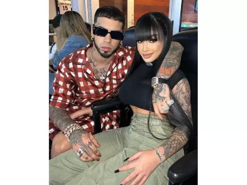 Anuel AA y Yailin