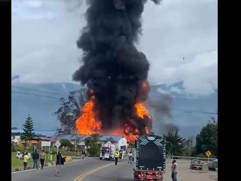 Explosión en Chipaque