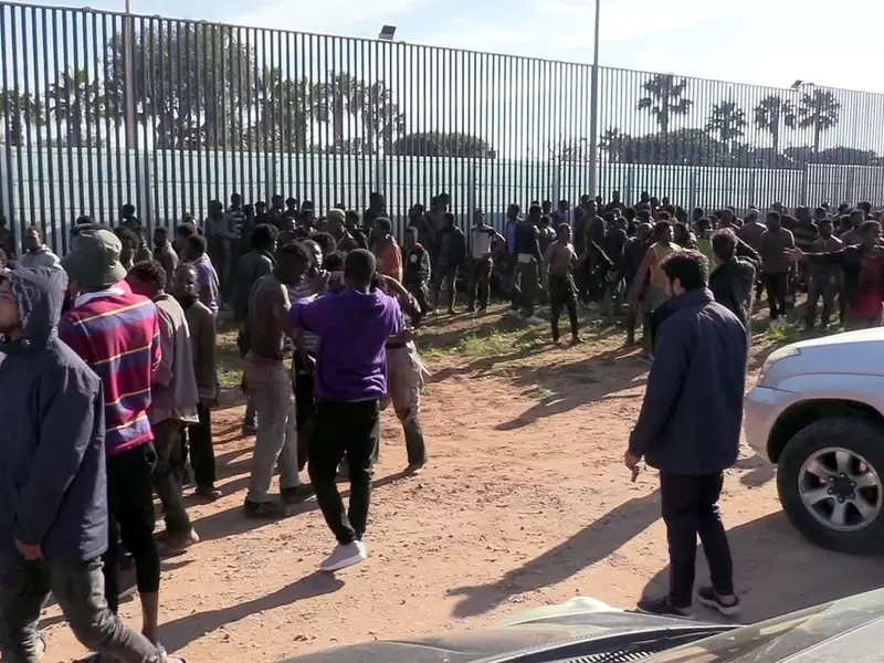 Migrantes en Melilla