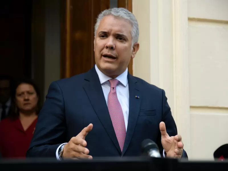 El presidente Iván Duque