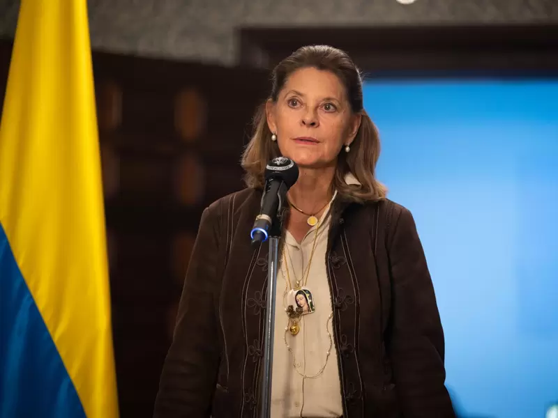 La vicepresidenta y Canciller, Marta Lucía Ramírez